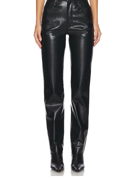 Agolde Pants - AGOLDE-90’s PINCH WAIST HIGH RISE- SIZE 24-RECYCLED LEATHER STRAIGHT LEG PANT